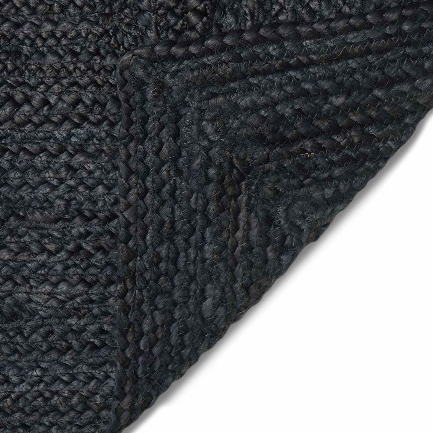 vidaXL Area Rug Dark Grey 240 x 340 cm Jute 4