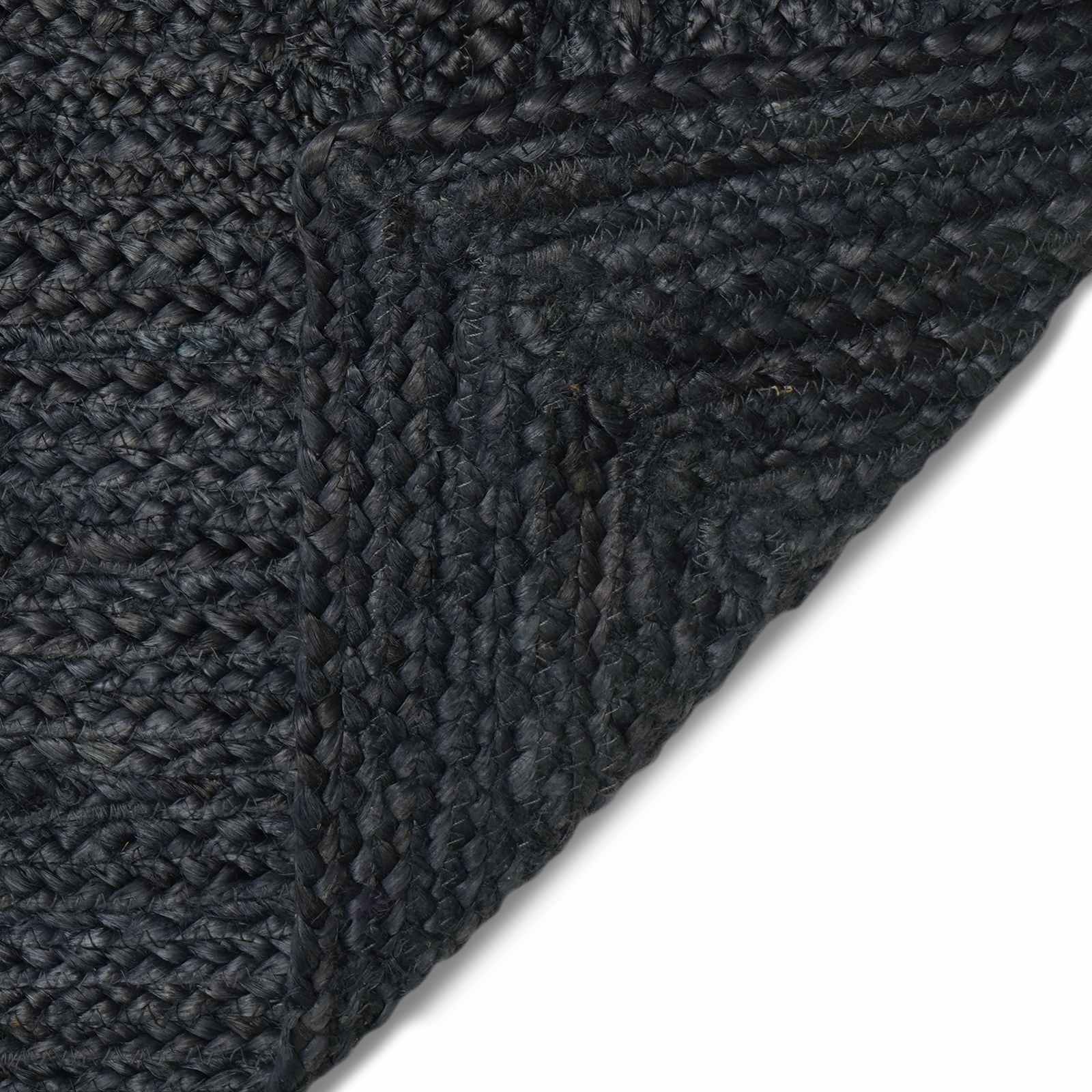 vidaXL Area Rug Dark Grey 240 x 340 cm Jute 4