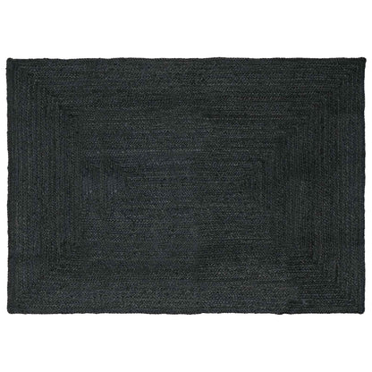 vidaXL Area Rug Dark Grey 240 x 340 cm Jute 1