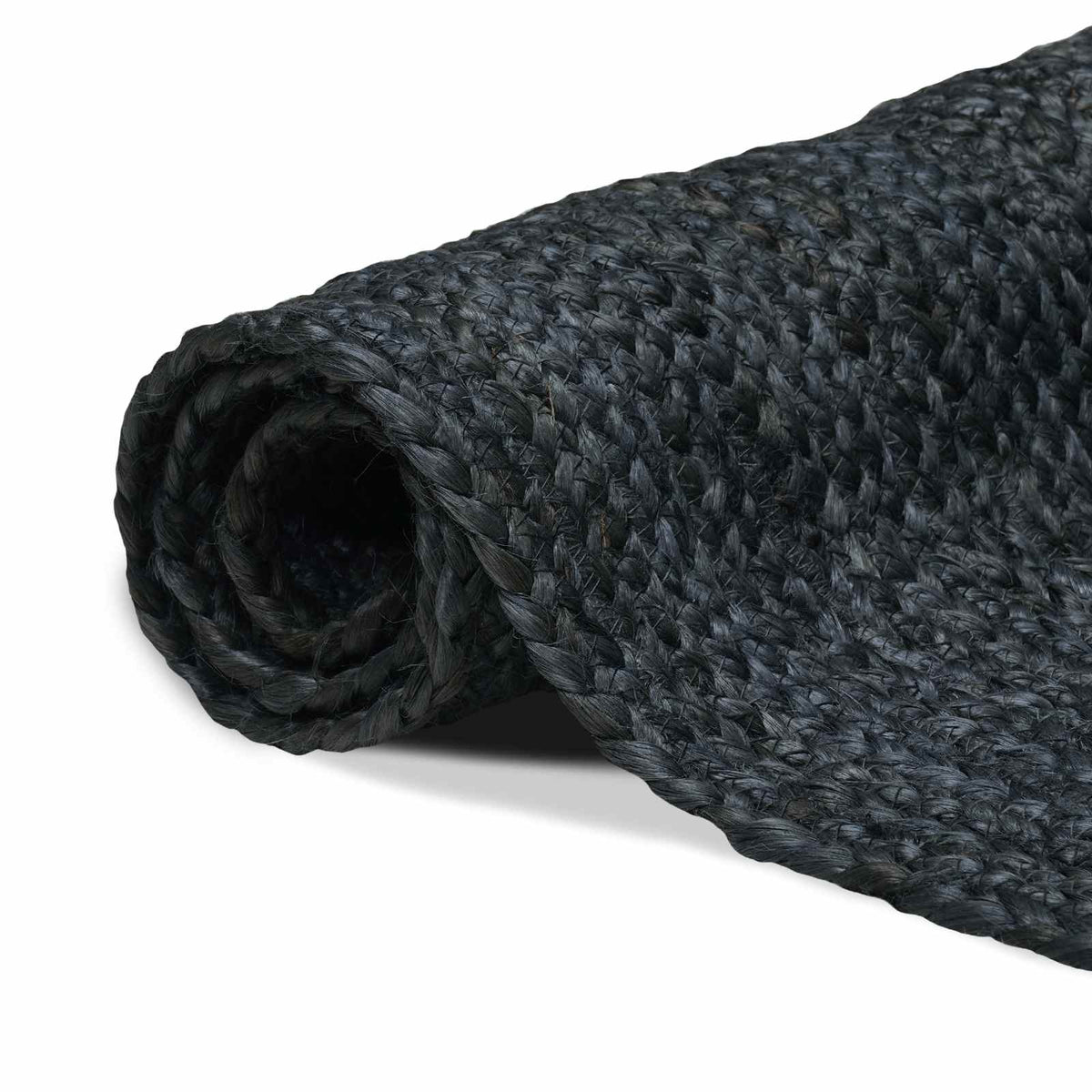vidaXL Area Rug Dark Grey 300 x 300 cm Jute 2