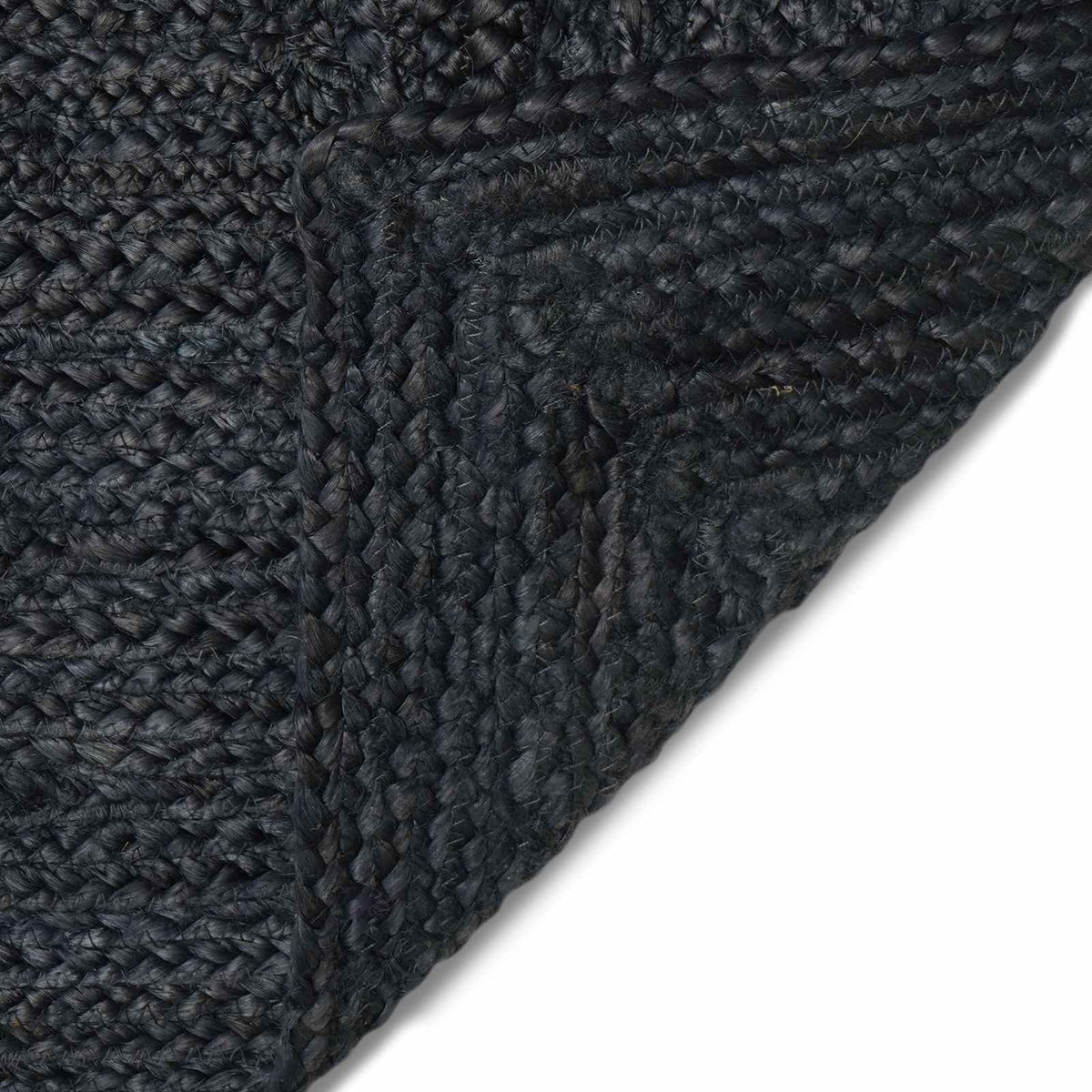 vidaXL Area Rug Dark Grey 300 x 300 cm Jute 4
