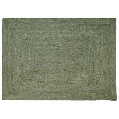 vidaXL Area Rug Olive Green 240 x 340 cm Jute 1