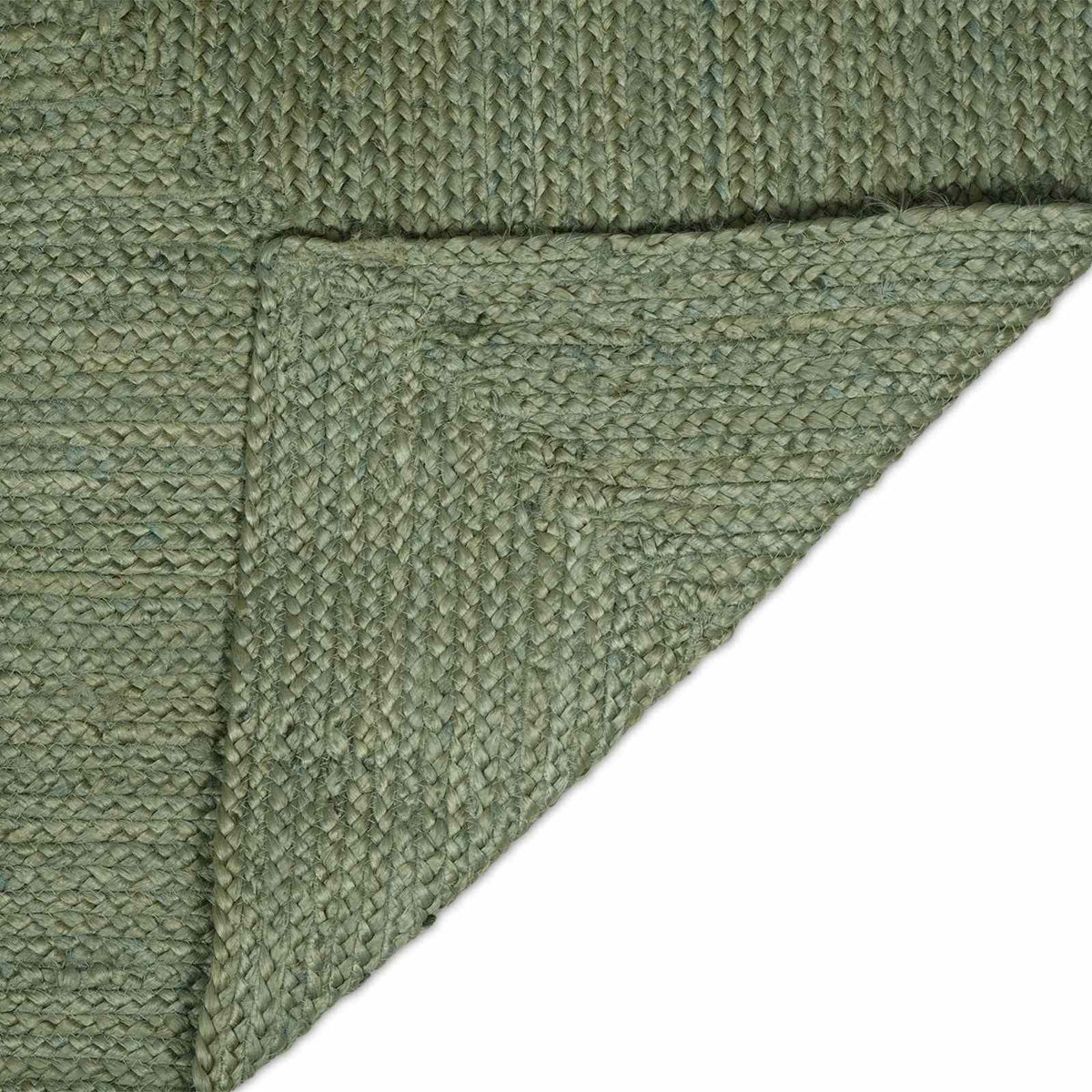 vidaXL Area Rug Olive Green 300 x 300 cm Jute 3