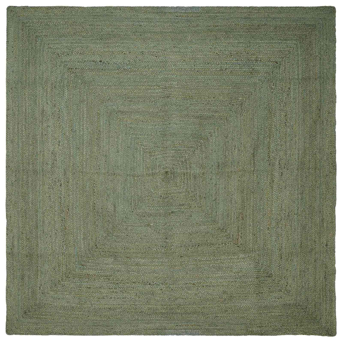 vidaXL Area Rug Olive Green 300 x 300 cm Jute 1