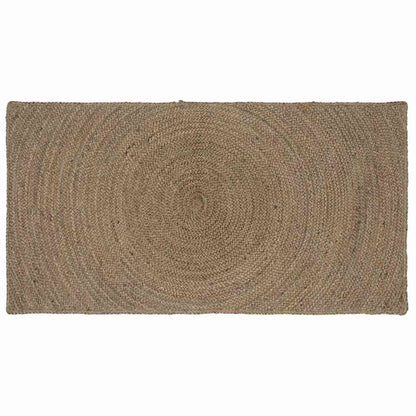 Area Rugs Jute Grey 100 cm 200 cm