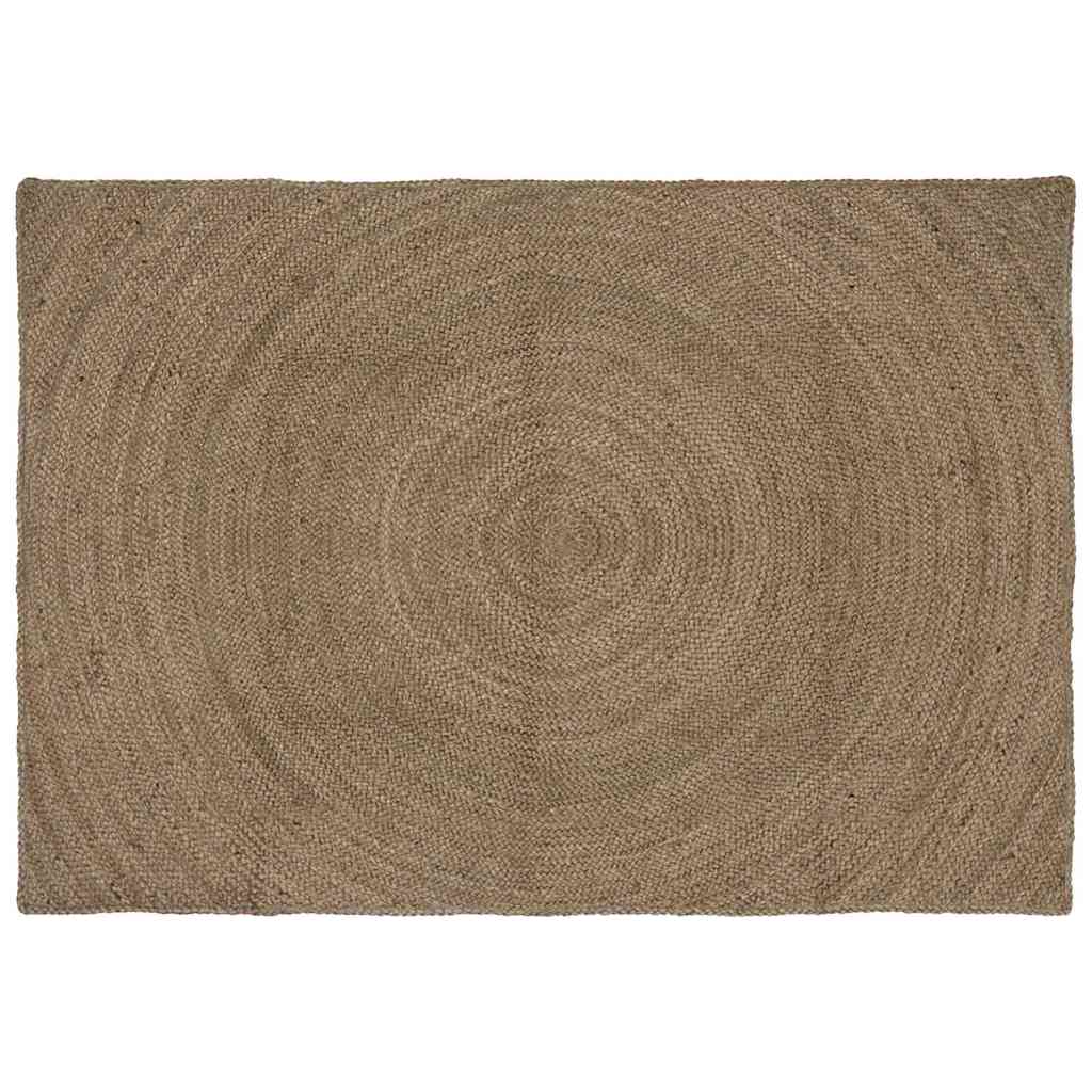 Area Rugs Jute Grey 120 cm 170 cm