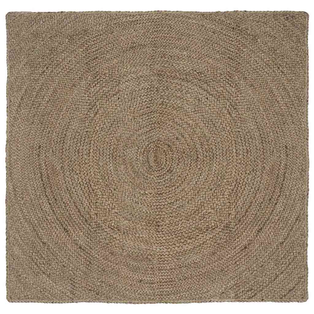 Area Rugs Jute Grey 160 cm 160 cm