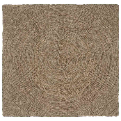 Area Rugs Jute Grey 160 cm 160 cm