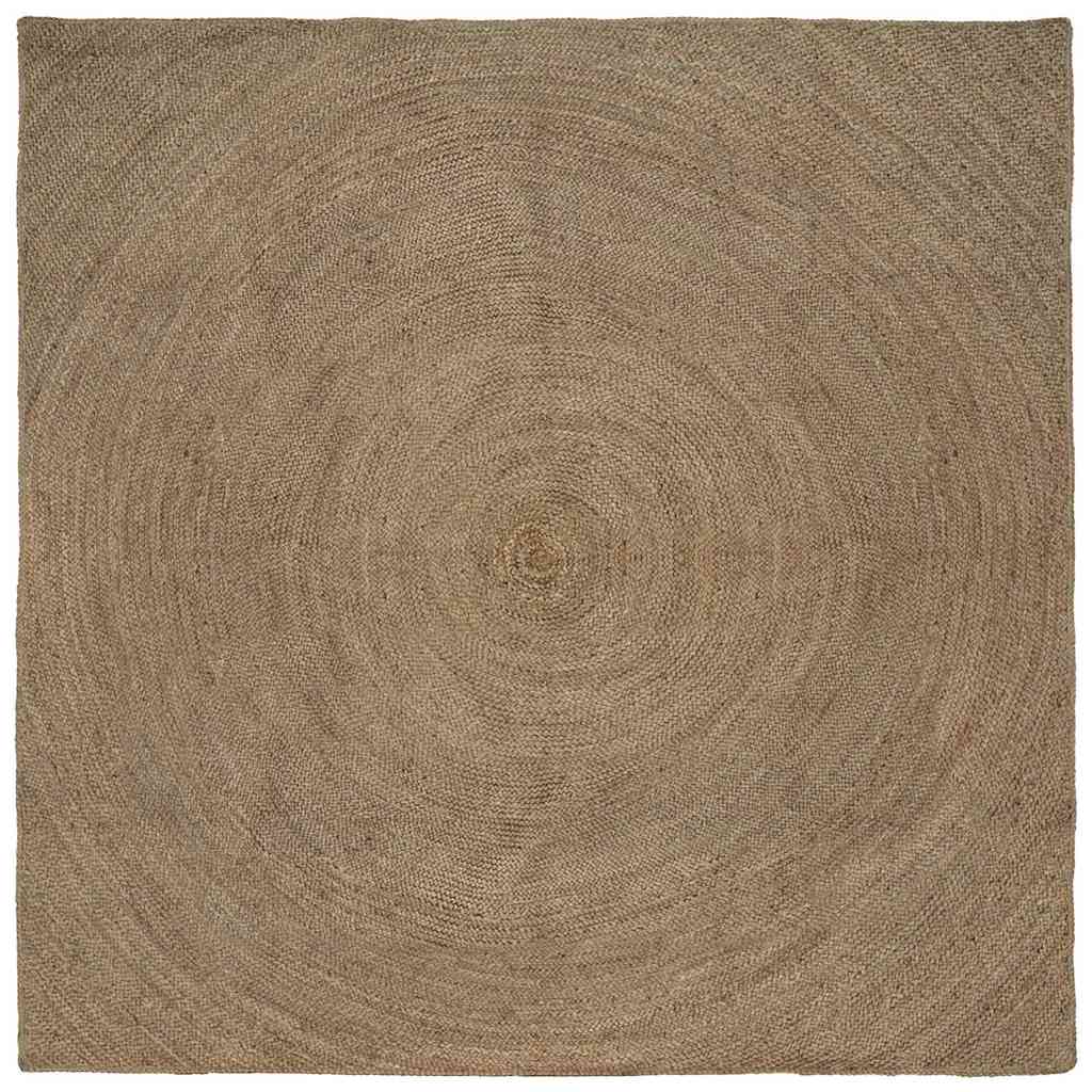 Area Rugs Jute Grey 240 cm 240 cm