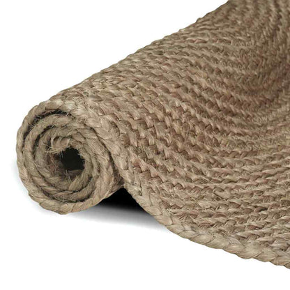 vidaXL Area Rugs Grey 240 x 340 cm Jute 3