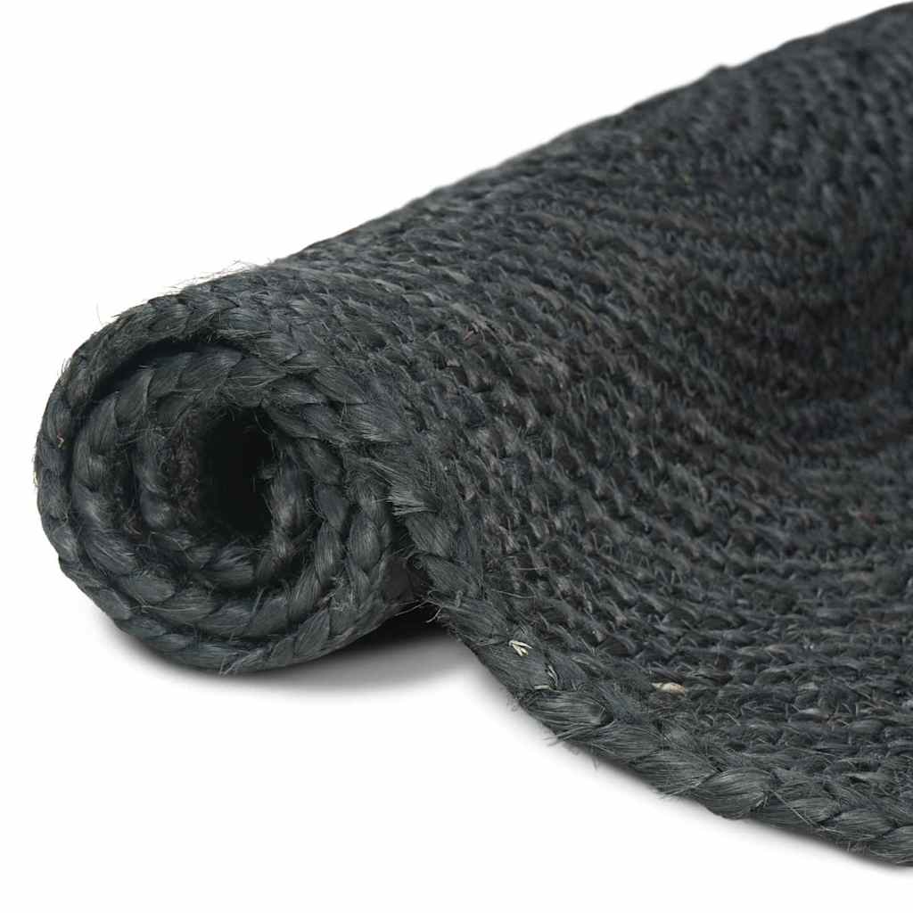 vidaXL Area Rugs Dark Grey 240 x 340 cm Jute 3