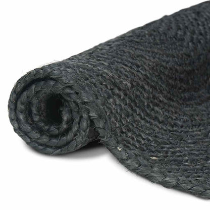 vidaXL Area Rugs Dark Grey 240 x 340 cm Jute 3