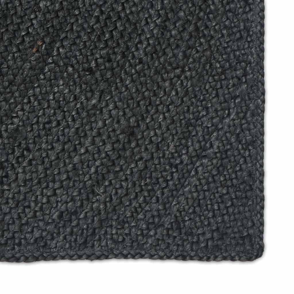 vidaXL Area Rugs Dark Grey 240 x 340 cm Jute 5