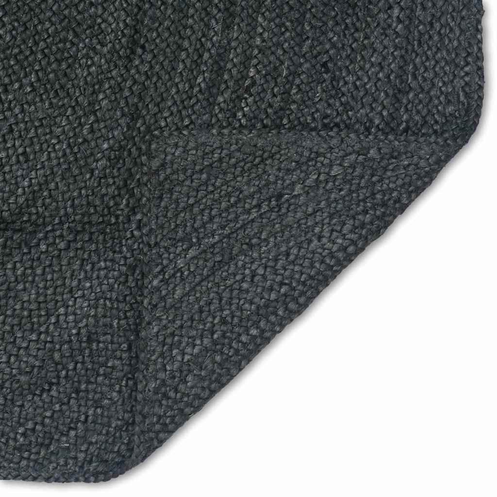 vidaXL Area Rugs Dark Grey 240 x 340 cm Jute 6