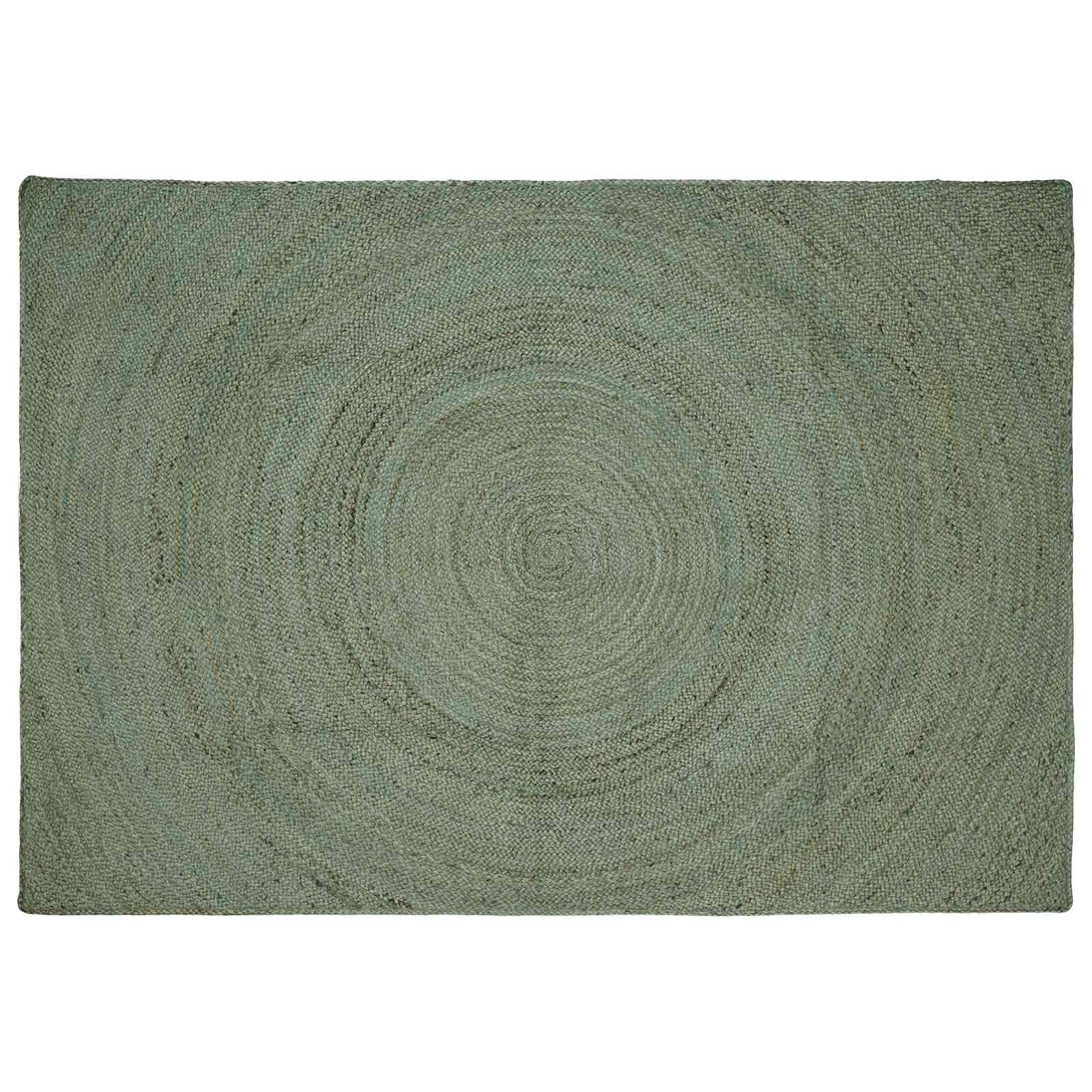 vidaXL Area Rugs Olive Green 240 x 340 cm Jute 1