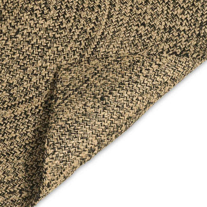 vidaXL Area Rug Natural and Black 300 x 300 cm Jute 4