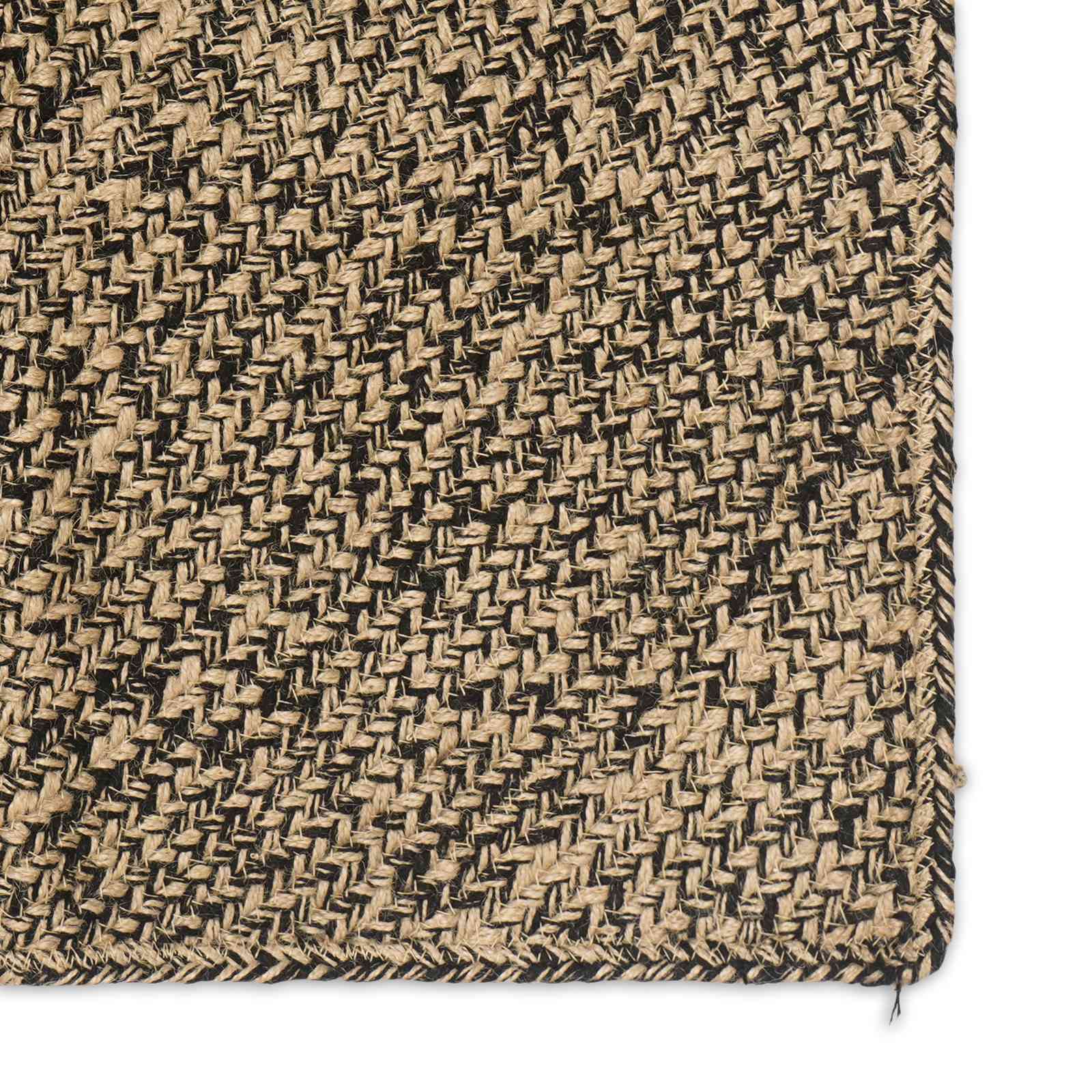 vidaXL Area Rug Natural and Black 300 x 300 cm Jute 5