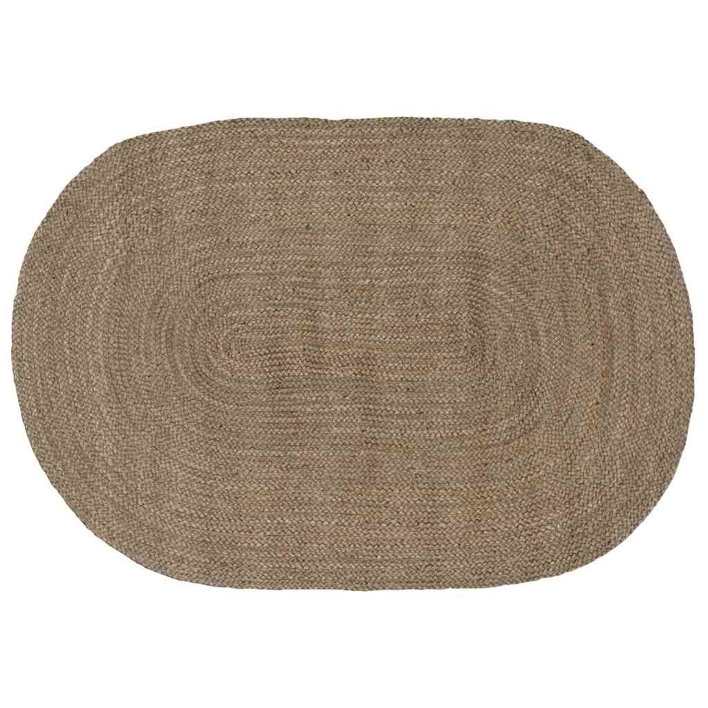 Area Rugs Jute Grey 122 cm 183 cm