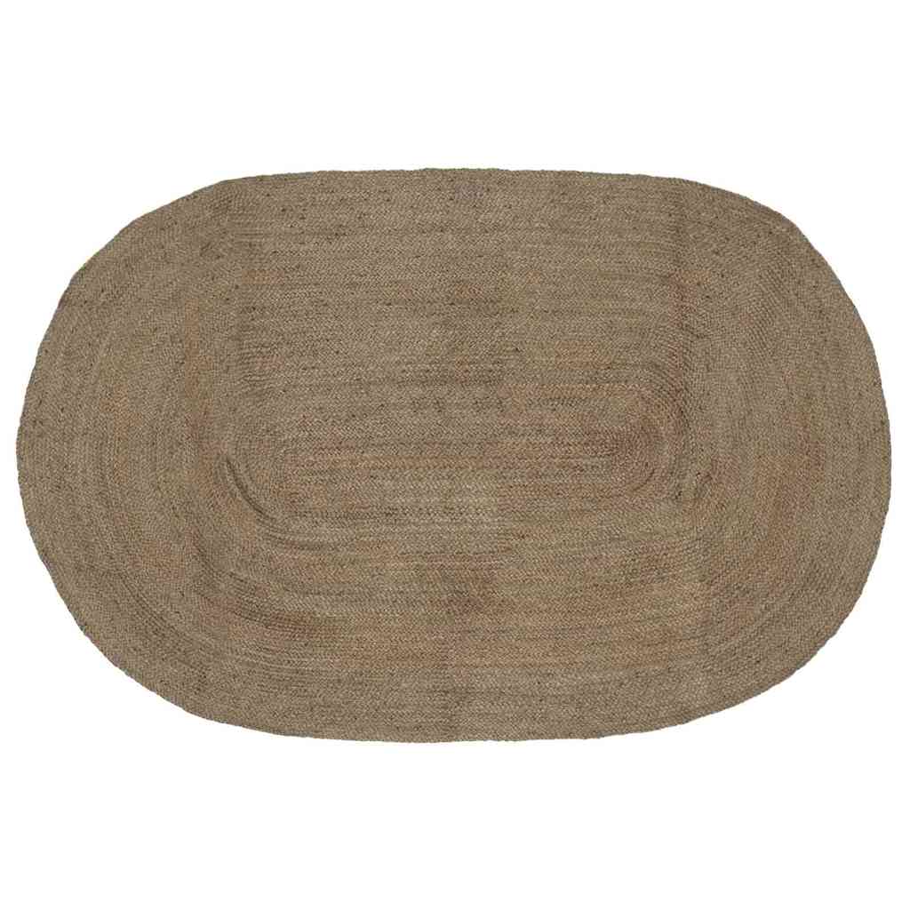 Area Rugs Jute Grey 152 cm 245 cm
