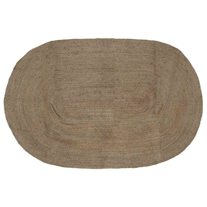 Area Rugs Jute Grey 205 cm 305 cm