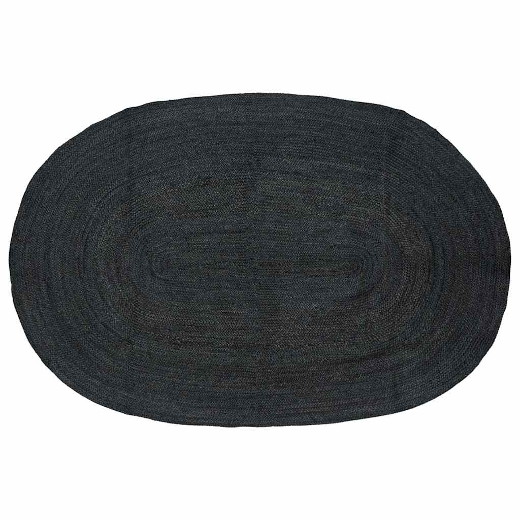 Area Rugs Jute Dark grey 205 cm 305 cm