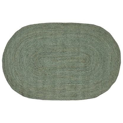 Area Rugs Jute Olive green 100 cm 152 cm