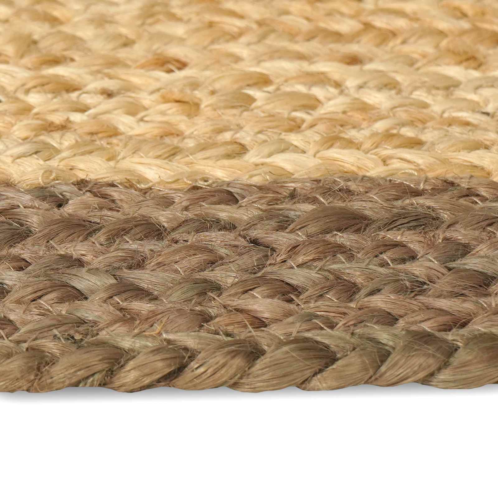 vidaXL Area Rug Grey 240 x 340 cm Jute 4