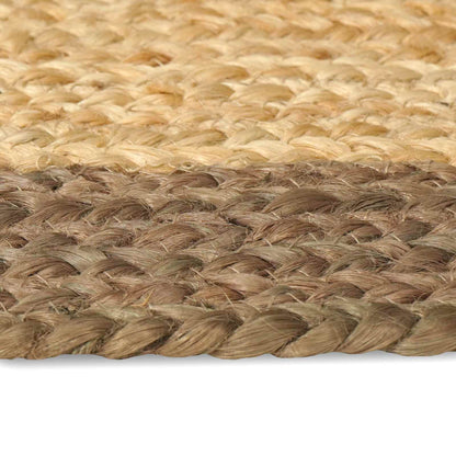 vidaXL Area Rug Grey 300 x 300 cm Jute 4
