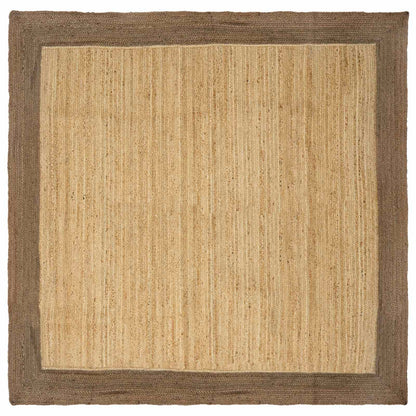 vidaXL Area Rug Grey 300 x 300 cm Jute 1