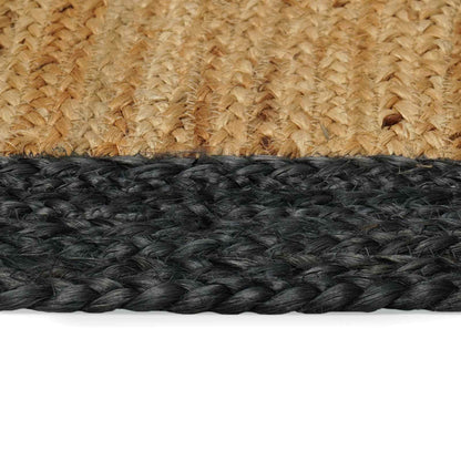 vidaXL Area Rug Dark Grey 240 x 340 cm Jute 5