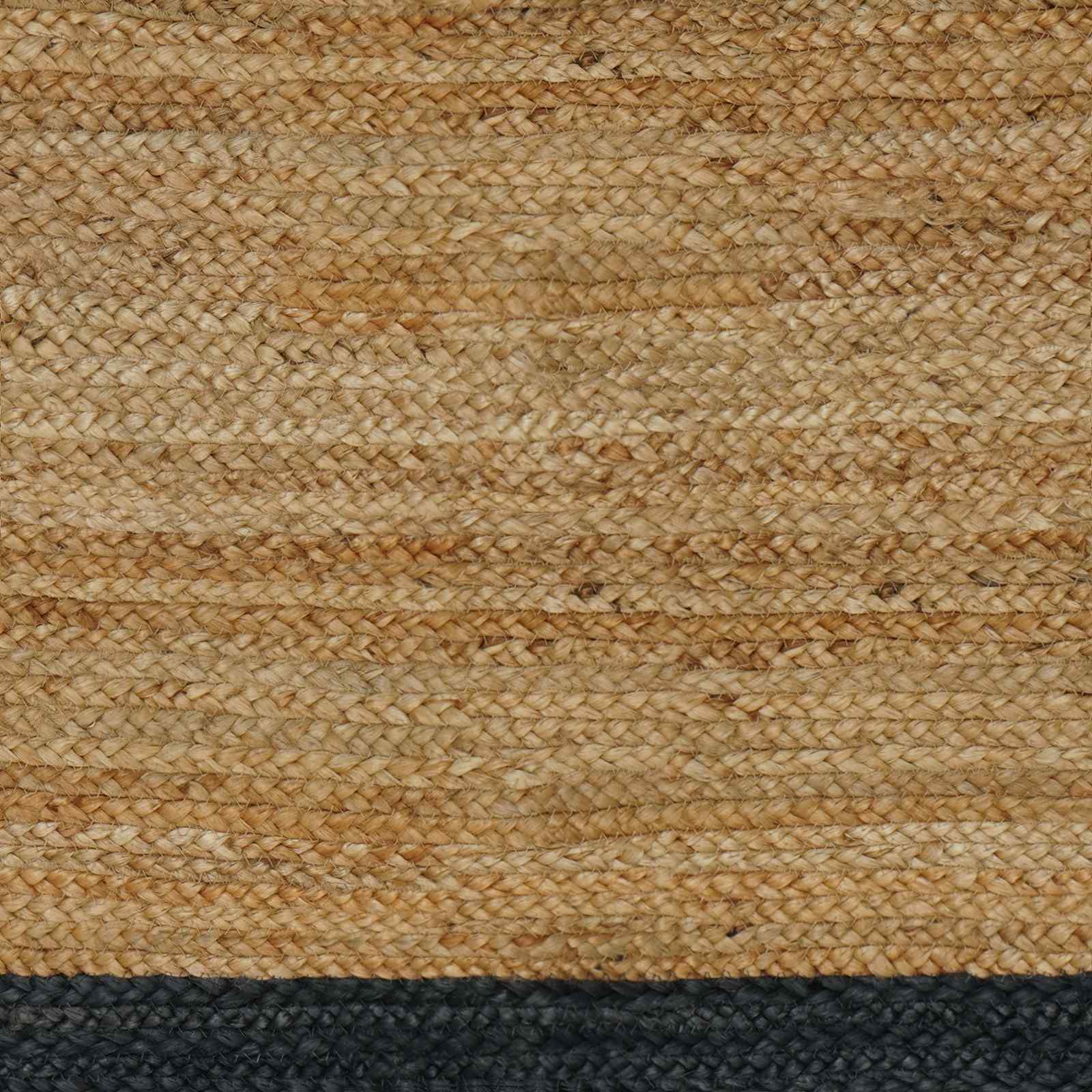 vidaXL Area Rug Dark Grey 240 x 340 cm Jute 6