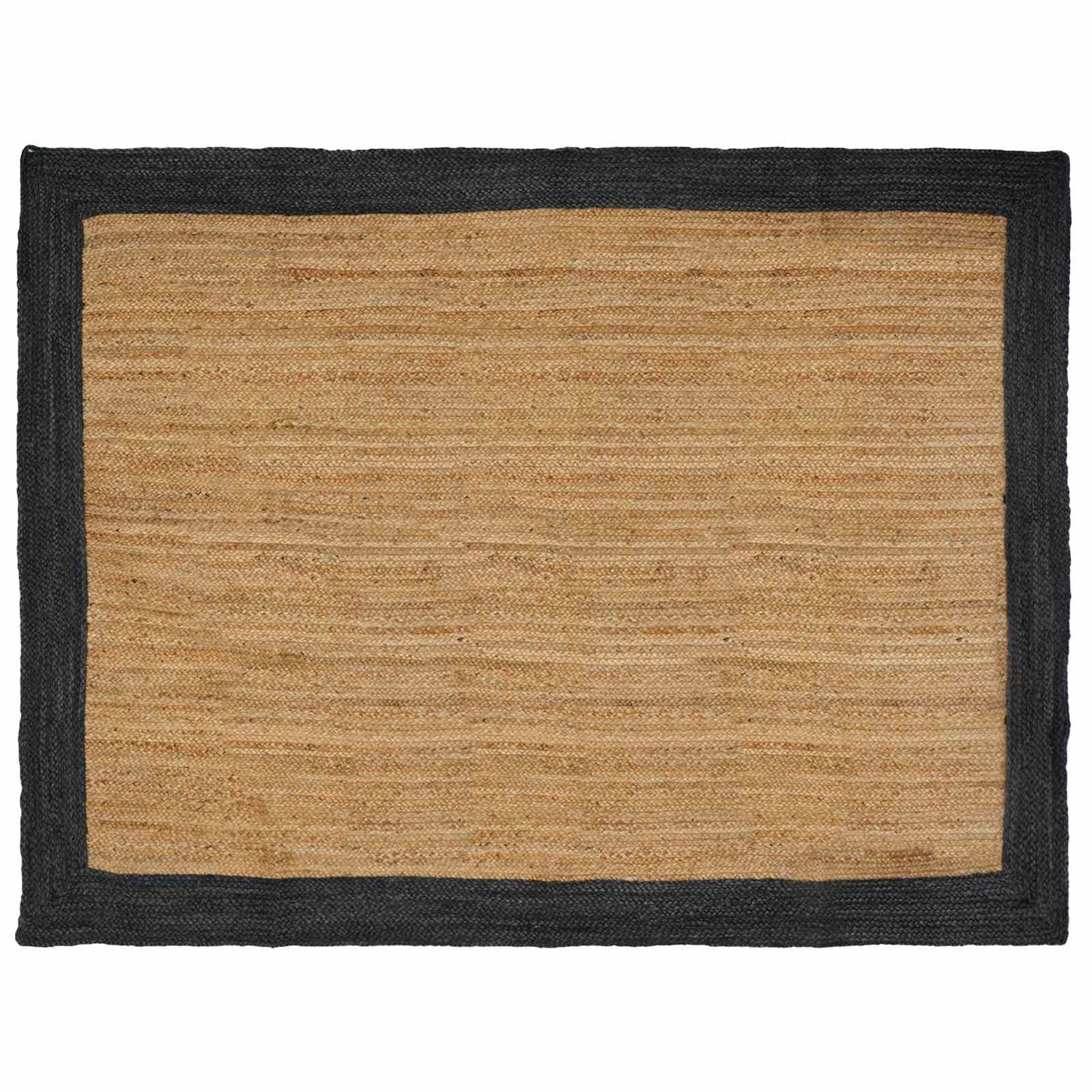 vidaXL Area Rug Dark Grey 240 x 340 cm Jute 1