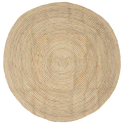 Area Rug Jute White