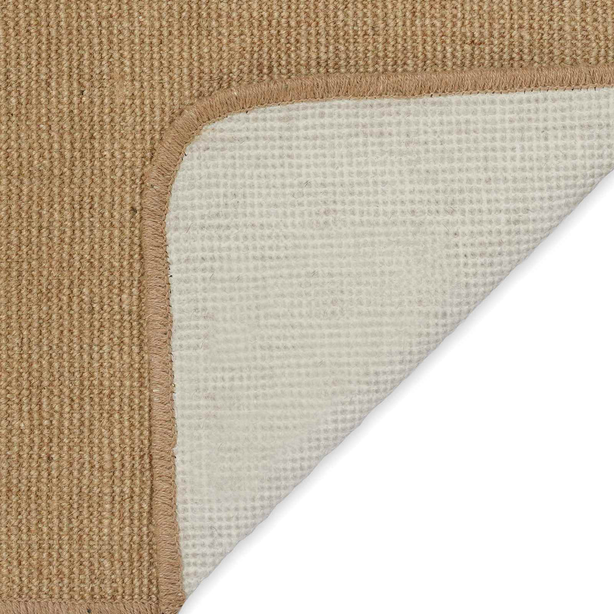 Area Rug Light Brown Jute Width 80 cm 200 cm