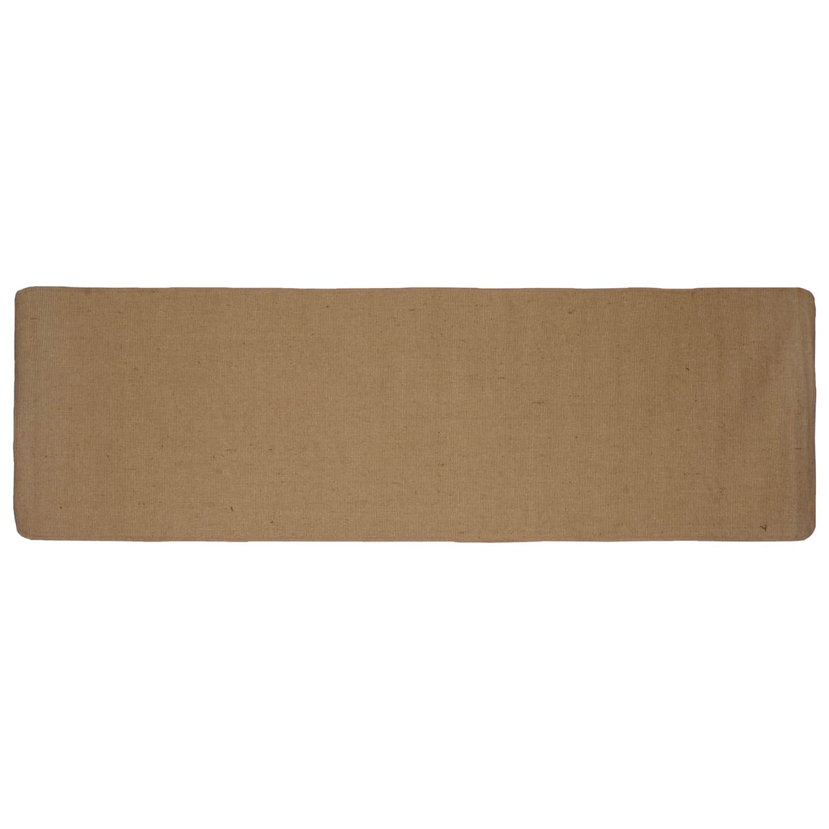 Area Rug Light Brown Jute Width 80 cm 250 cm