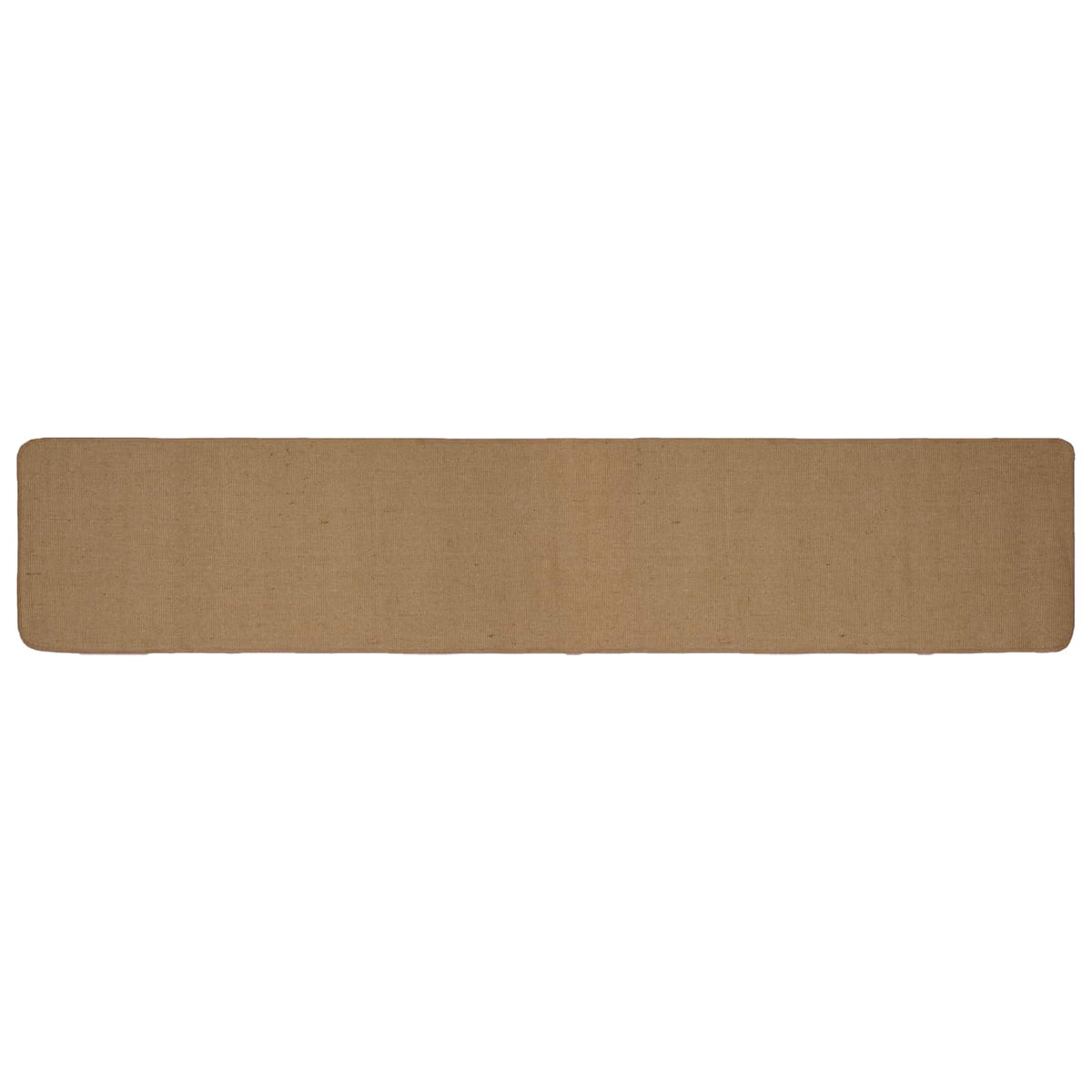 Area Rug Light Brown Jute Width 80 cm 400 cm
