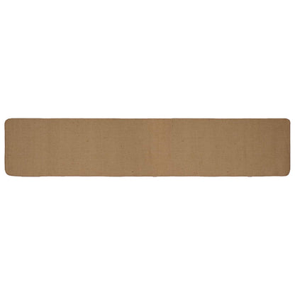Area Rug Light Brown Jute Width 80 cm 400 cm
