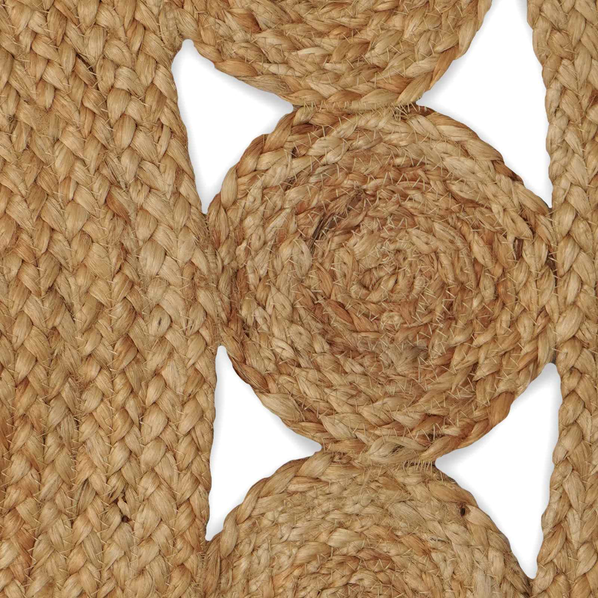 Area Rugs Natural Ø Jute 120 cm