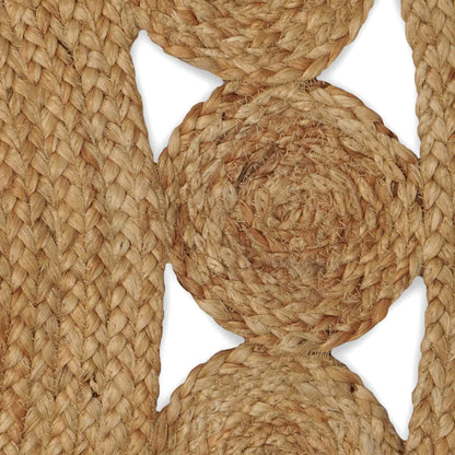 Area Rugs Natural Ø Jute 120 cm