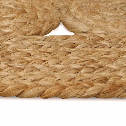 Area Rugs Natural Ø Jute 120 cm