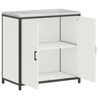 vidaXL Kitchen Storage Cabinet HATTEM White 90 x 50 x 92 cm Steel 6