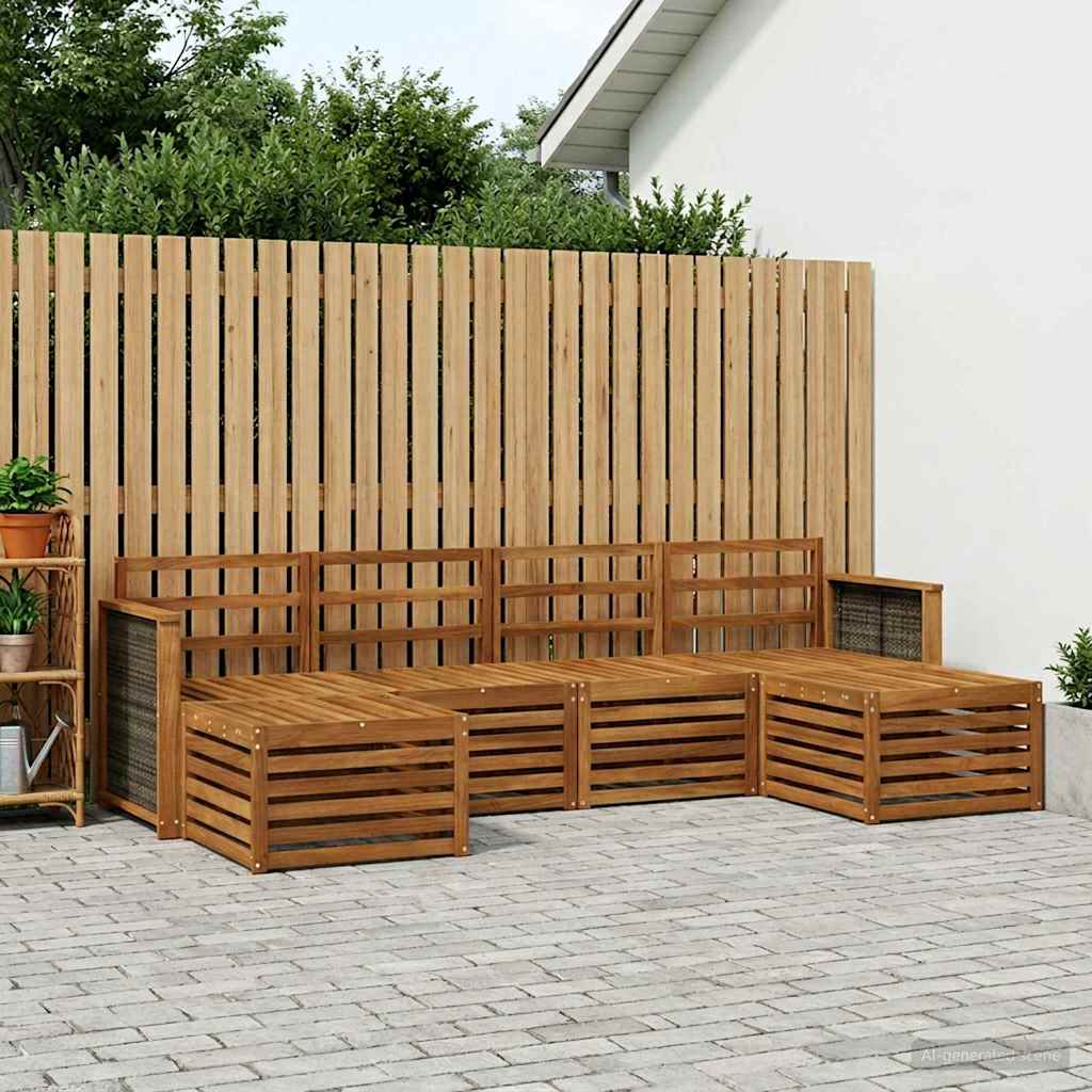 vidaXL Outdoor Sofa Set 5 pcs 1