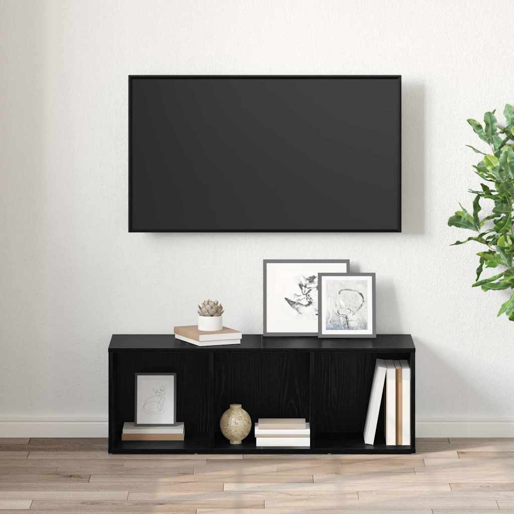TV Cabinet 72x35x36,5 cm Engineered Wood Black oak