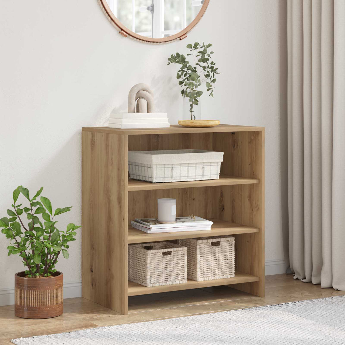 Sideboard 70x40,5x75 cm Engineered Wood Artisan oak