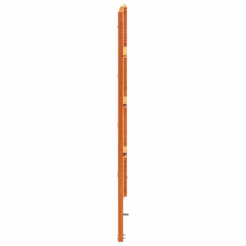 Headboard 90 cm Solid Wood Pine Wax Brown 200 x 80 cm