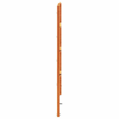 Headboard 90 cm Solid Wood Pine Wax Brown 200 x 80 cm