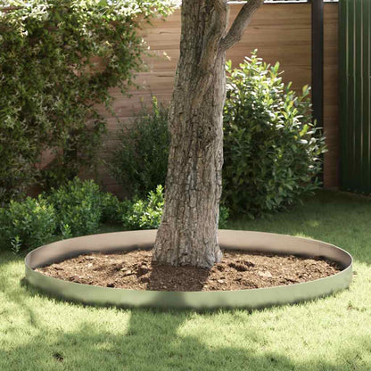 Lawn Edging Silver 4 pcs Galvanised steel 450 x 20 cm