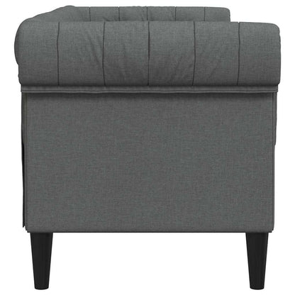 vidaXL Sofa Dark Grey 182.5 x 74.5 x 74.5 cm Polyester 5