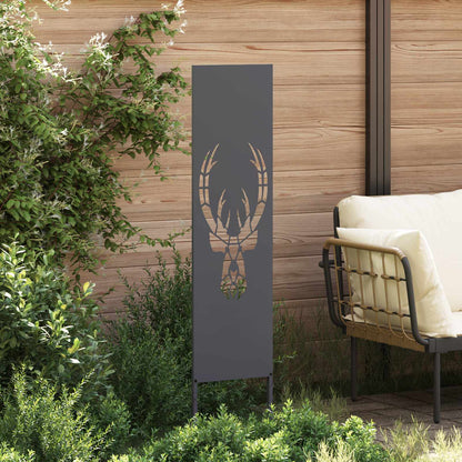Garden Privacy Screen Cold-rolled steel 32 x 140 cm Anthracite Animal