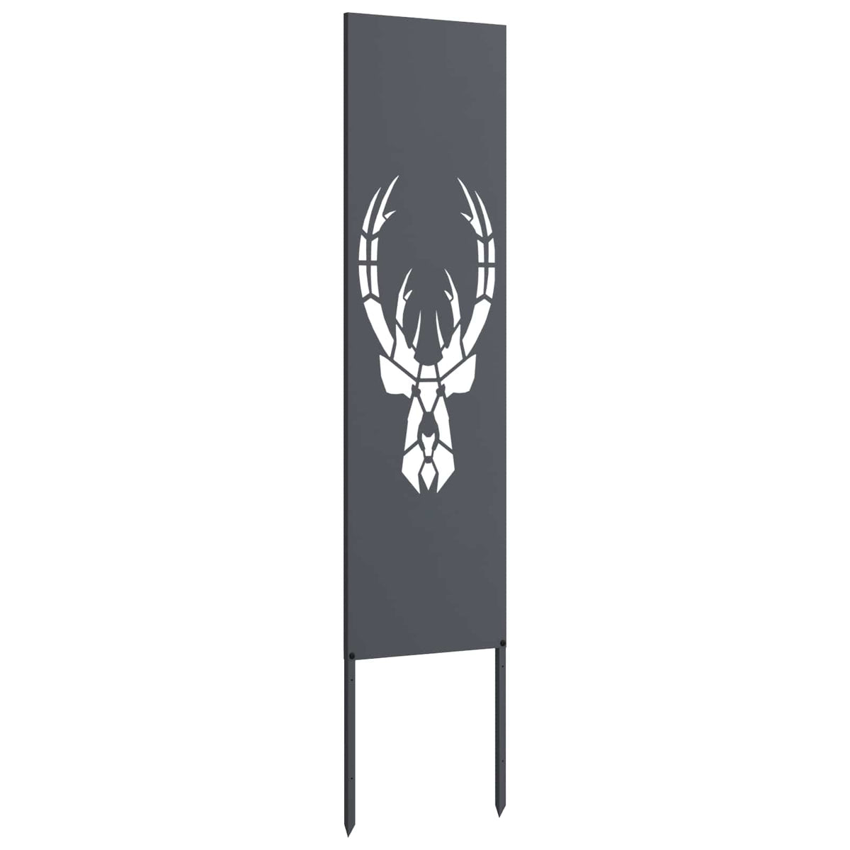 Garden Privacy Screen Cold-rolled steel 32 x 140 cm Anthracite Animal